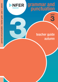 Year 3 Autumn Grammar and punctuation Teacher guide front cover