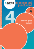 Year 4 Autumn Grammar and punctuation Teacher guide front cover
